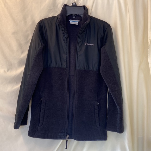 Columbia Fleece Zip Up-Youth Medium 10/12-Like New-Zippered Pockets - Picture 6 of 7